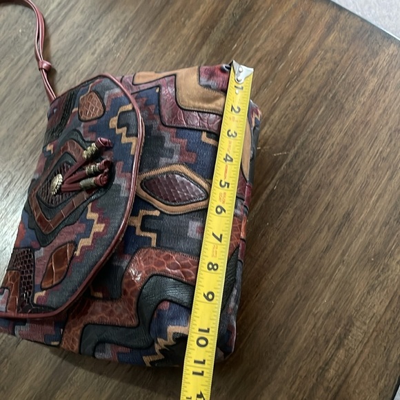 Sharif Multicolor Patchwork Shoulder Bag - Picture 6 of 12